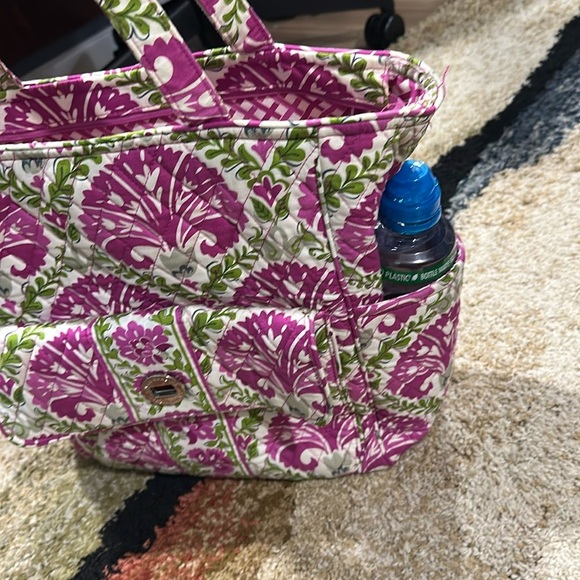 Vera Bradley Julep Tulip Diaper Multi Purpose Tote Briefcase Laptop Diaper Bag - Picture 5 of 12